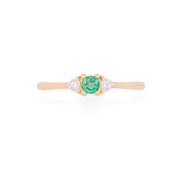 Dreamers of Dreams - 14k Polished Gold Emerald Ring