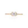 Love is All 0.5ct Diamond Engagement Ring - 14k Gold Polished Band