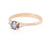 Love is All 0.5ct Grey Diamond Engagement Ring - 14k Gold Polished Band