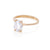 Moonlight 1.4ct Lab-Grown Oval Diamond Engagement Ring - Classic Setting 14k Gold Polished Band