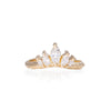 Crown of Hope - 14k Gold Marquise Lab-Grown Diamond Ring