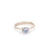 Love is All 0.5ct Blue Sapphire Engagement Ring - 14k Gold Twig Band - Video cover
