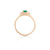 Love is All 0.5ct Emerald Engagement Ring - 14k Gold Twig Band