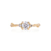 Love is All 0.5ct Lab-Grown Diamond Engagement Ring - 14k Gold Twig Band