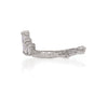 Crown of Hope - 14k White Gold Twig Band Marquise Diamond Ring