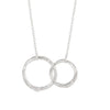 Just The Two Of Us - 14k White Gold Hawthorn Twig Double Circle Necklace - Video cover