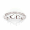 Crown of Heroes - 14k White Gold Polished Band Baguette Lab-Grown Diamond Ring - Video cover