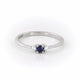 Thumbnail of Promise me Tomorrow Blue Sapphire Ring - 14k Polished White Gold