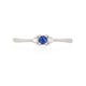 Thumbnail of Promise me Tomorrow Blue Sapphire Ring - 14k Polished White Gold