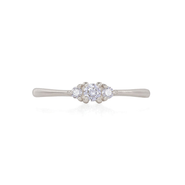Dreamers of Dreams Diamond Ring - 14k Polished White Gold
