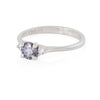 Thumbnail of Love is All 0.5ct Grey Diamond Engagement Ring - 14k White Gold Polished Band