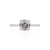 Thumbnail of Sparkle 1ct Grey Diamond Engagement Ring - 14k White Gold Polished Band