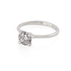 Thumbnail of Sparkle 1ct Grey Diamond Engagement Ring - 14k White Gold Polished Band