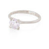 Thumbnail of Sparkle 1ct Lab-Grown Diamond Engagement Ring - 14k White Gold Polished Band