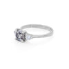 Thumbnail of You, Me & Magic 1ct Grey Diamond Engagement Ring - 14k White Gold Polished Band