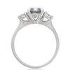 Thumbnail of You, Me & Magic 1ct Grey Diamond Engagement Ring - 14k White Gold Polished Band