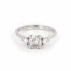 Thumbnail of You, Me & Magic 1ct Grey Diamond Engagement Ring - 14k White Gold Polished Band - Video cover