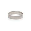 Thumbnail of Hawthorn Bark Men's Wedding Ring - 14k Polished White Gold (Wide Band)