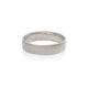 Thumbnail of Hawthorn Bark 5.95mm Men's Wedding Ring - 14k Polished White Gold (Wide Band)