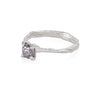 Thumbnail of Darling 0.5ct Grey Diamond Engagement Ring - 14k White Gold Twig Band