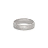 Thumbnail of Hawthorn Bark Men's Wedding Ring - 14k White Gold (Wide Band) - Video cover