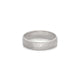 Thumbnail of Hawthorn Bark 5.95mm Men's Wedding Ring - 14k White Gold (Wide Band)