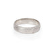 Thumbnail of Hawthorn Bark 5.95mm Men's Wedding Ring - 14k White Gold (Wide Band)