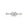 Thumbnail of Love is All 0.5ct Lab-Grown Diamond Engagement Ring - 14k White Gold Twig Band