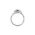 Love is All 0.5ct Blue Sapphire Engagement Ring - 14k White Gold Twig Band