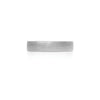 Thumbnail of Chupi - Polished Hawthorn Bark Wedding Band - Wide - Solid White Gold Ring