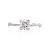 Thumbnail of Sparkle 1ct Diamond Engagement Ring - 14k White Gold Twig Band