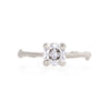 Thumbnail of Sparkle 1ct Lab-Grown Diamond Engagement Ring - 14k White Gold Twig Band