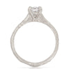 Sparkle 1ct Grey Diamond Engagement Ring - 14k White Gold Twig Band