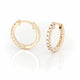 Thumbnail of Today Lab Grown Diamond Eternity Huggies - 14k Gold Earrings