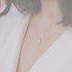 Thumbnail of Lost Without You Lab Grown Diamond Necklace - 14k Gold