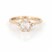 Dewlight 1ct Lab-Grown Diamond Oval Engagement Ring - 14k Gold Polished Band - Video cover