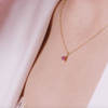 Thumbnail of Lucky Star Birthstone Necklace - 14k Gold - Video cover